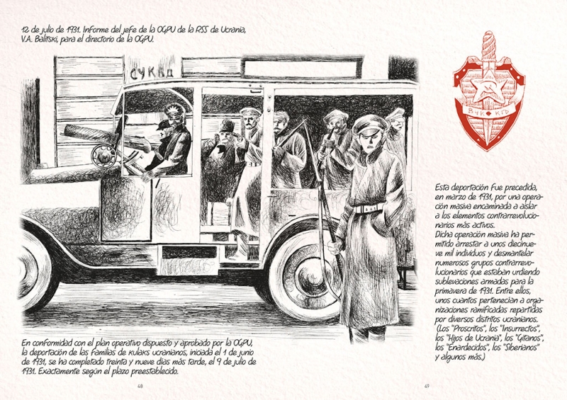 Ilustración de Cuadernos ucranianos y rusos
