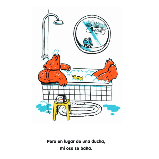 Ilustración de Un oso a contrarreloj