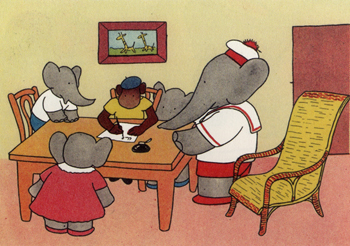Ilustración de Babar