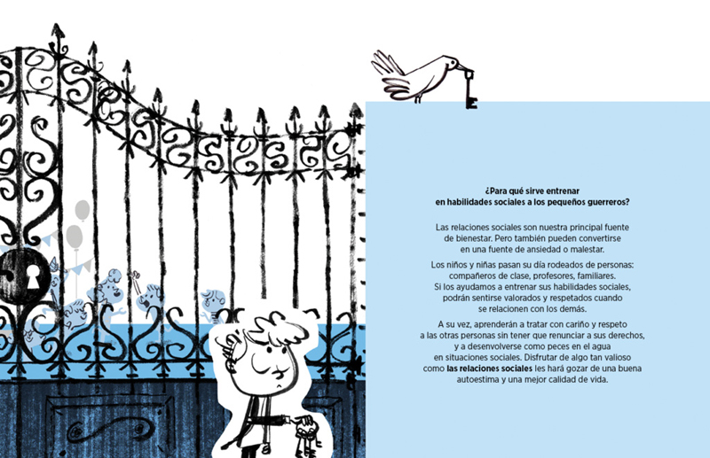 Ilustración de Habilidades sociales