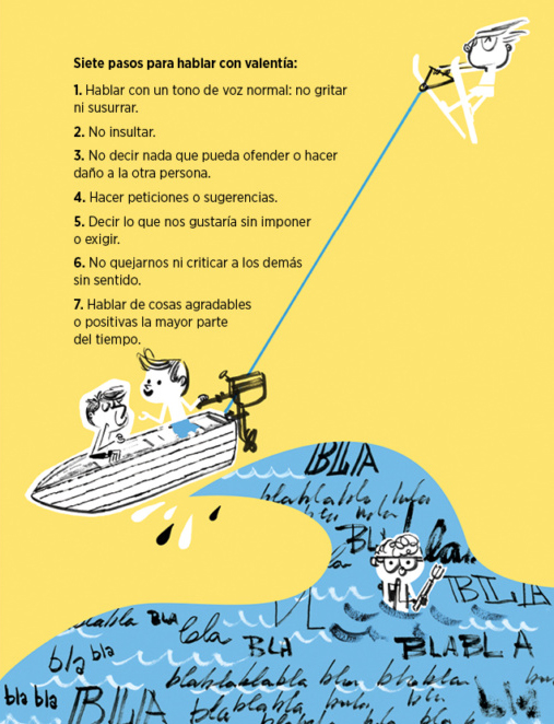 Ilustración de Habilidades sociales