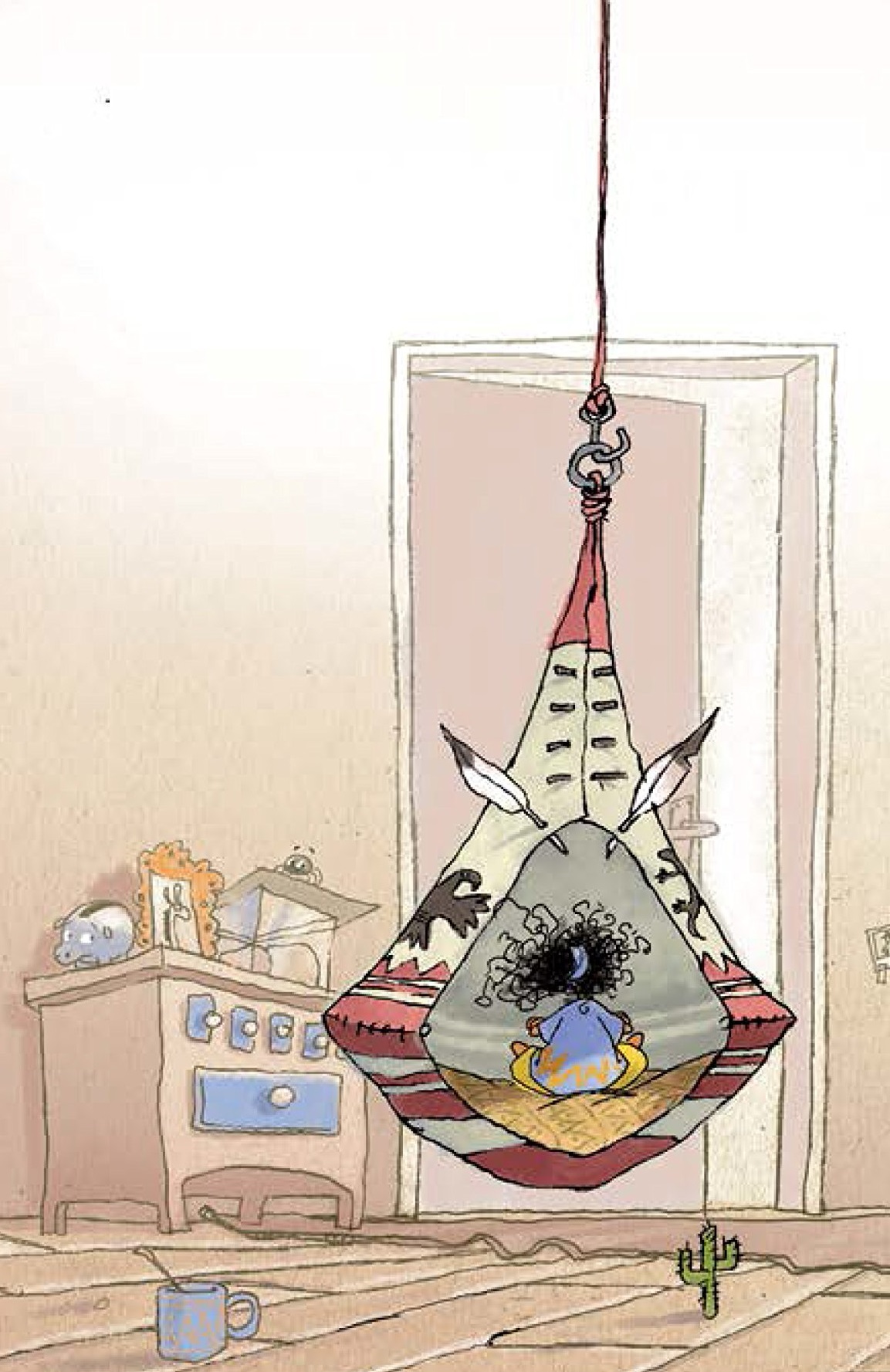 Ilustración de Sara y Pelanas y el corazón roto