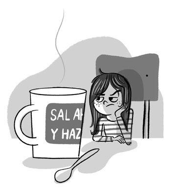 Ilustración de Ser bajita es un rollo