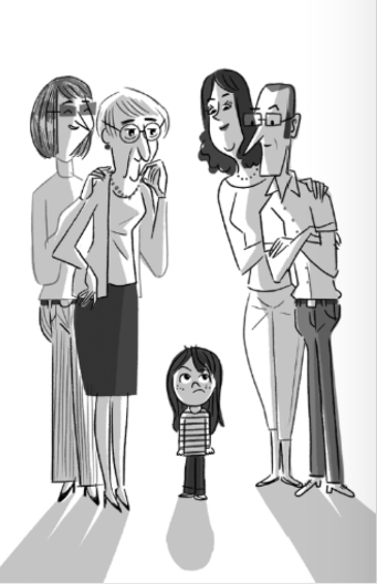 Ilustración de Ser bajita es un rollo