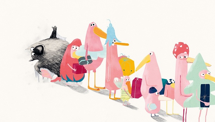 Ilustración de La fiesta de los pájaros