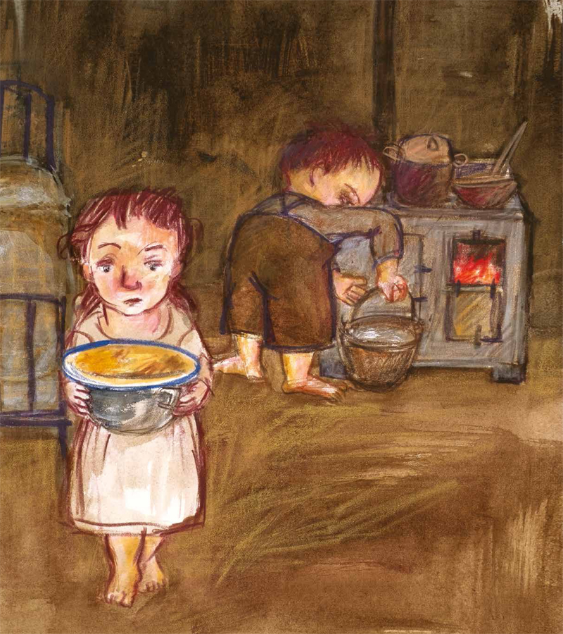 Ilustración de Muñeco de barro