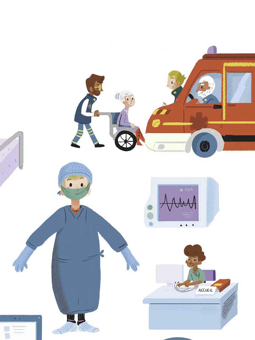 Ilustración de El libro del hospital