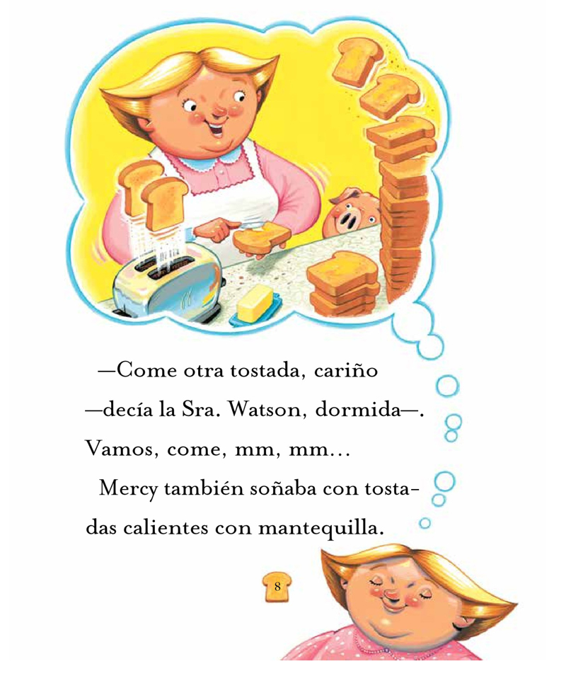 Ilustración de Mercy Watson al rescate