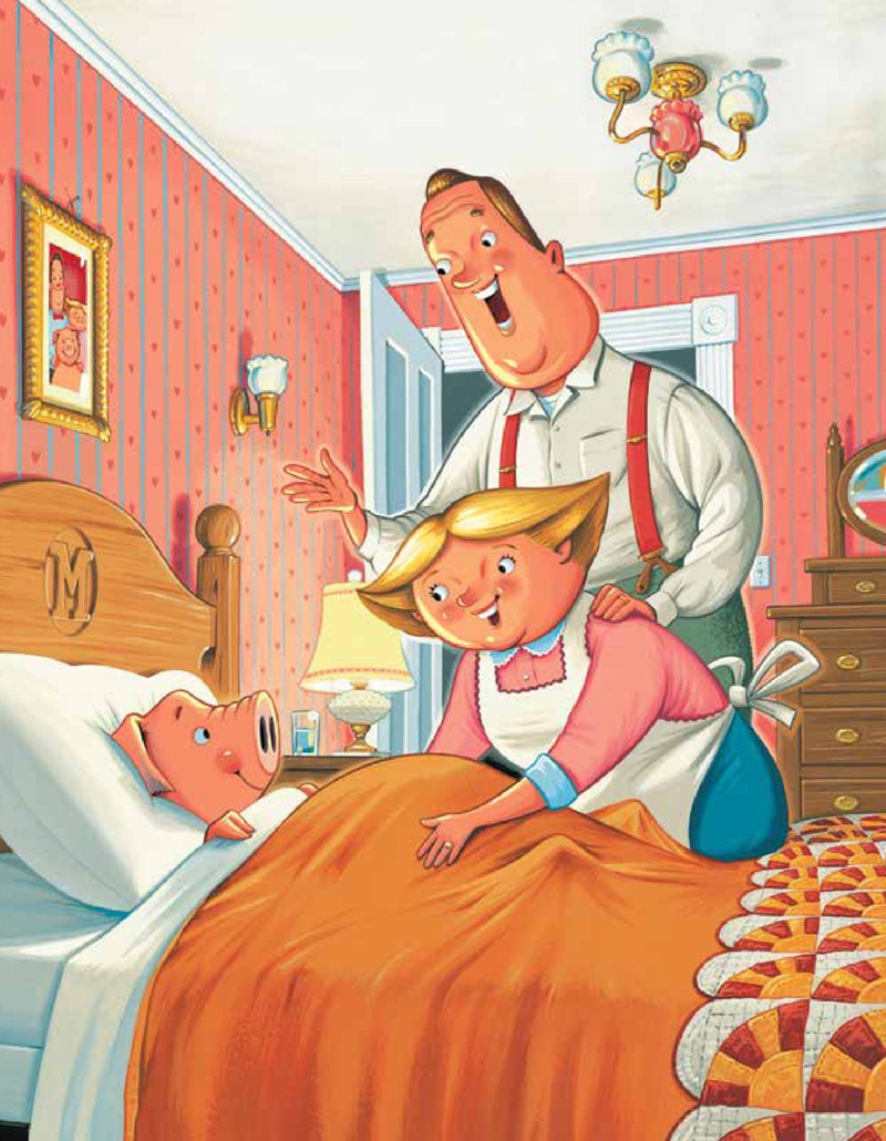 Ilustración de Mercy Watson al rescate