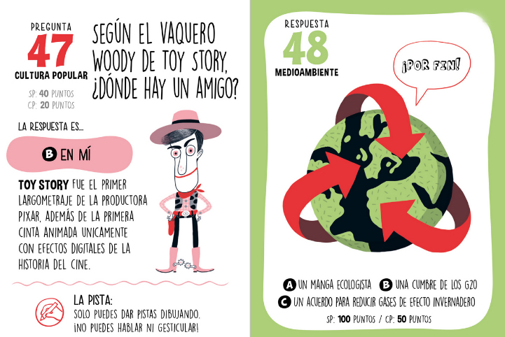 Ilustración de Doble juego de preguntas y respuestas