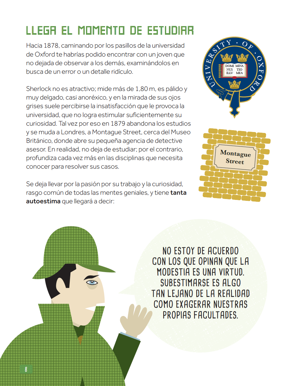 Ilustración de Piensa como Sherlock Holmes
