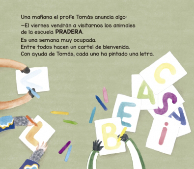 Ilustración de Julia & Paco. La escuela Sabana