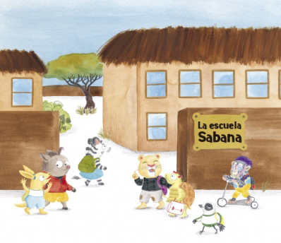 Ilustración de Julia & Paco. La escuela Sabana