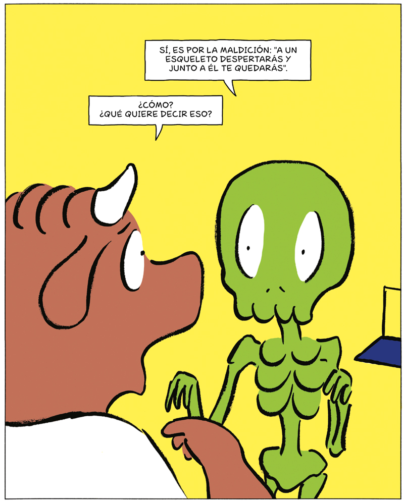 Ilustración de Claudio y Morino 1. La maldición