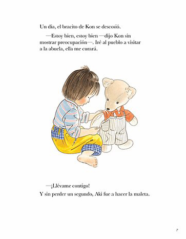 Ilustración de Aki y el Zorrito