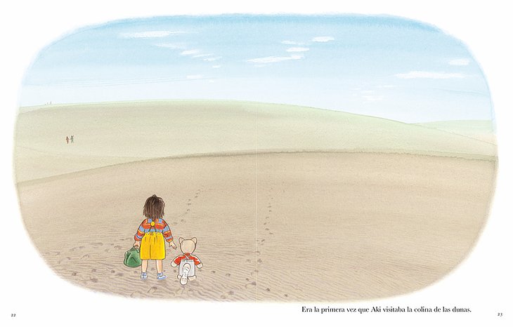 Ilustración de Aki y el Zorrito