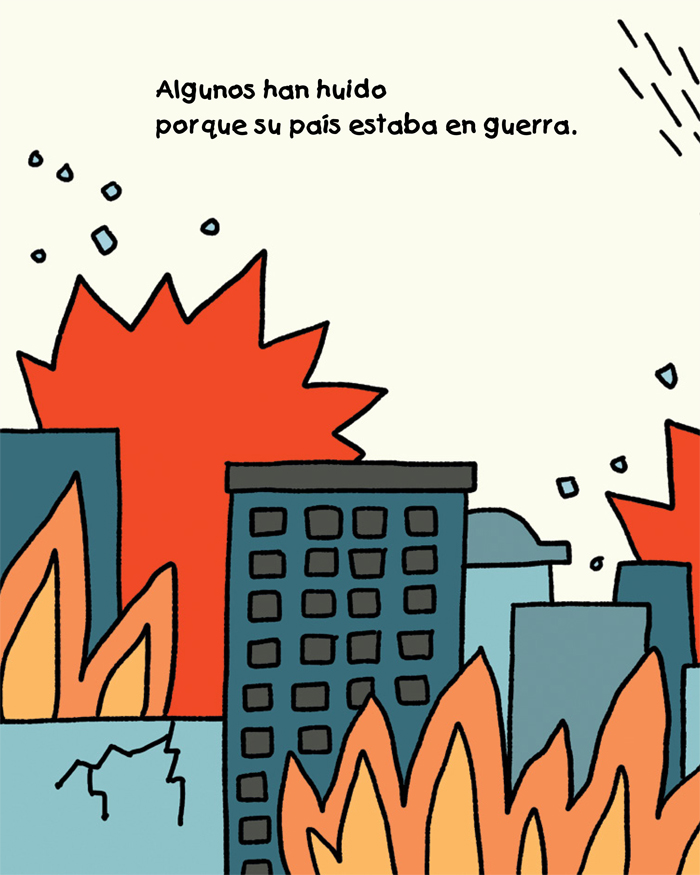 Ilustración de ¿Qué es un refugiado?