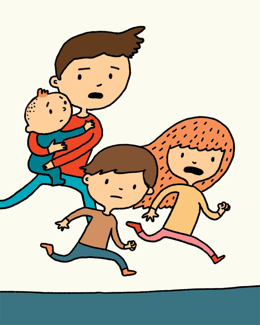 Ilustración de ¿Qué es un refugiado?