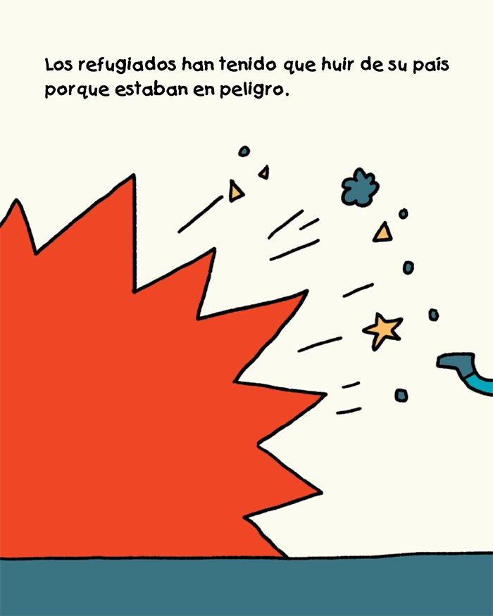 Ilustración de ¿Qué es un refugiado?