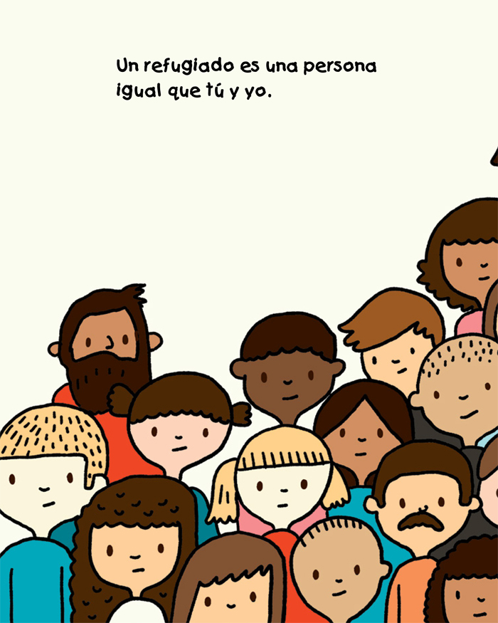 Ilustración de ¿Qué es un refugiado?