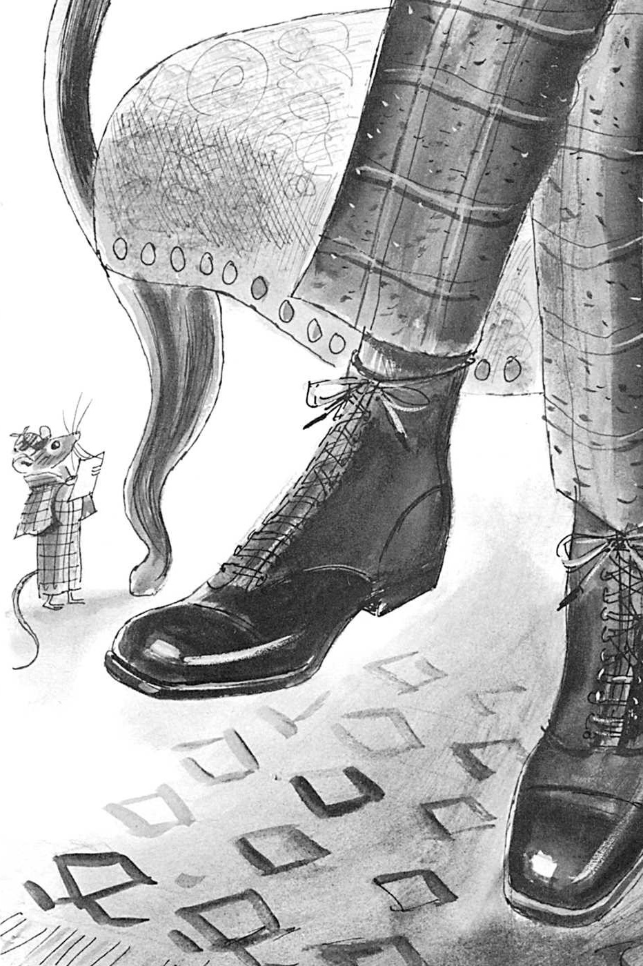 Ilustración de Basil, el ratón superdetective