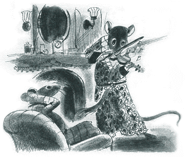 Ilustración de Basil, el ratón superdetective