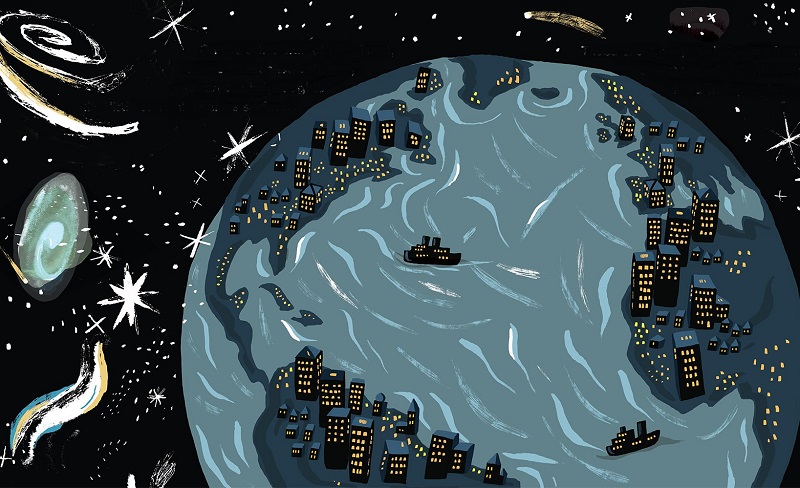 Ilustración de Un trillón de estrellas