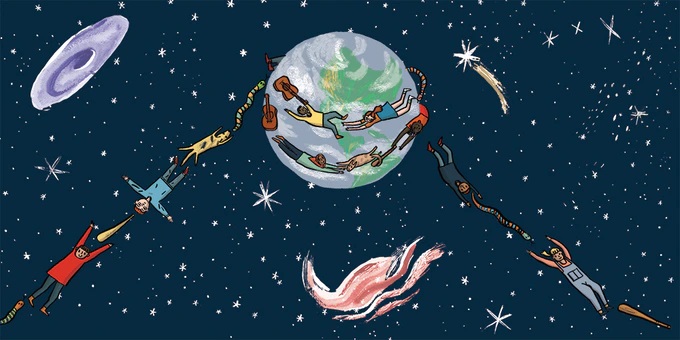 Ilustración de Un trillón de estrellas