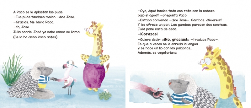 Ilustración de Julia & Paco. Un nuevo amigo