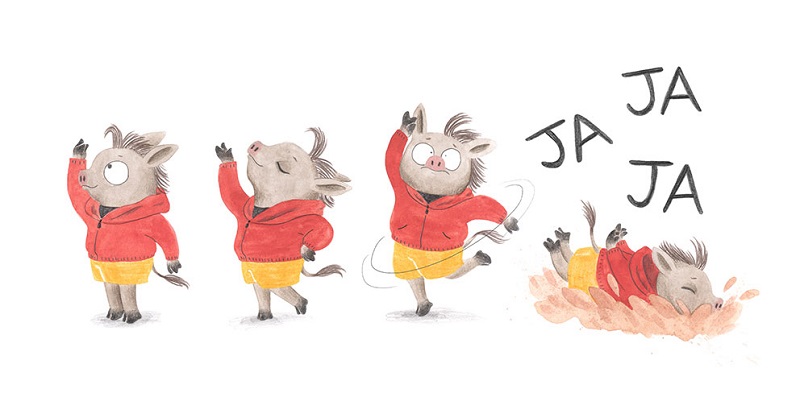 Ilustración de Julia & Paco. Un nuevo amigo