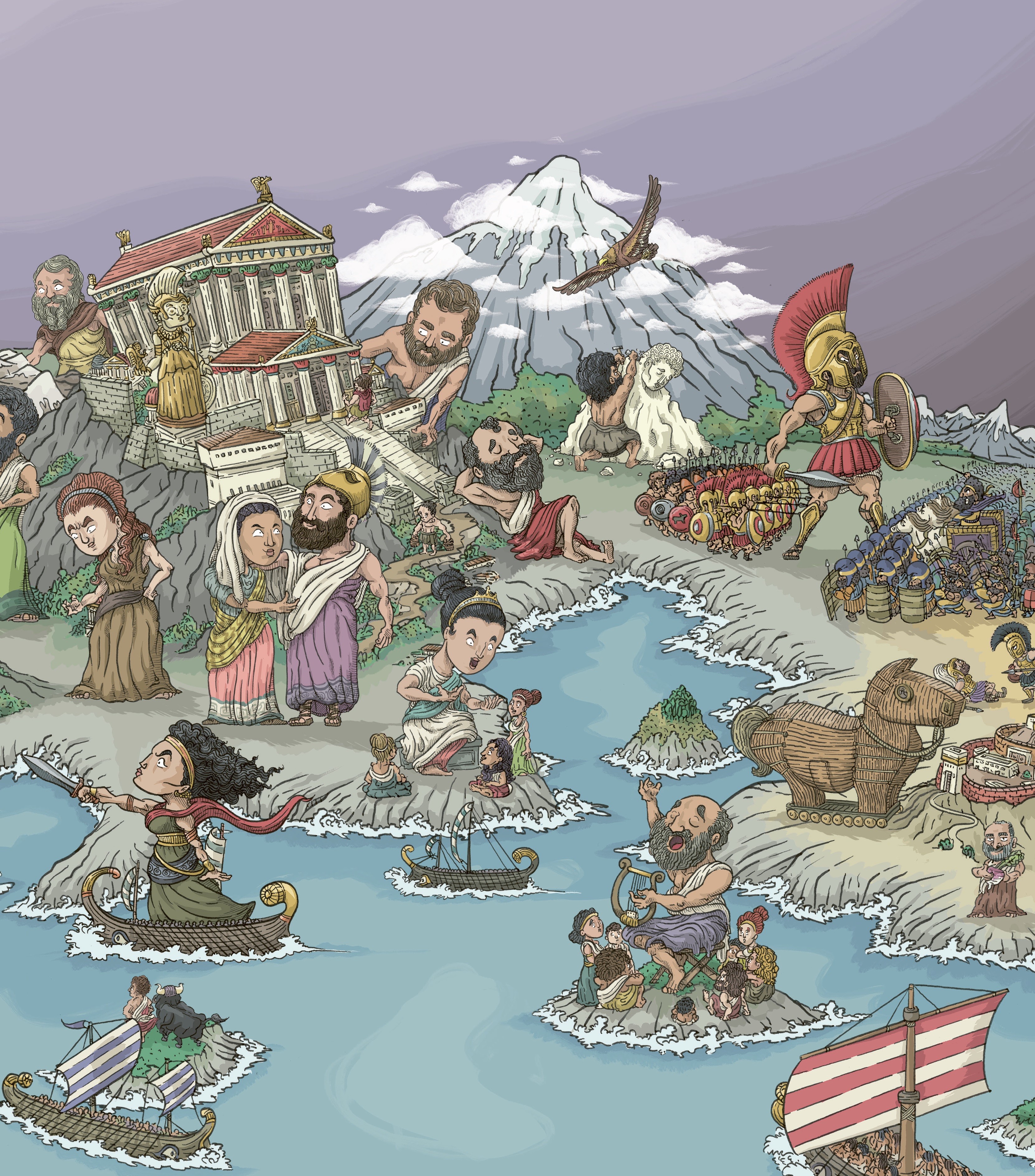 Ilustración de ATLAS DE HISTORIA