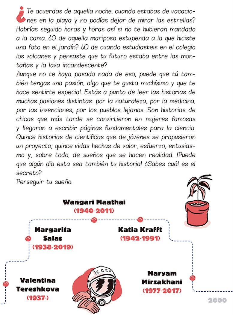 Ilustración de ELLAS SON DE CIENCIAS