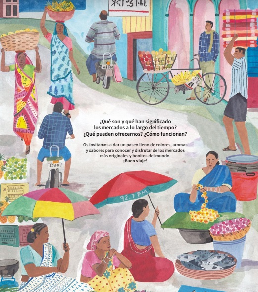 Ilustración de Mercados, un mundo por descubrir