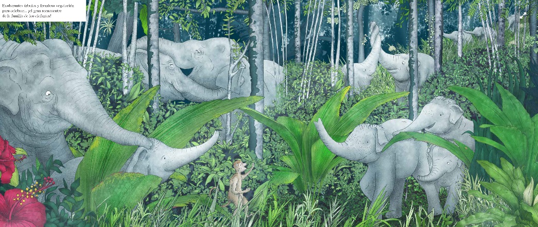 Ilustración de Cuando la selva desaparece