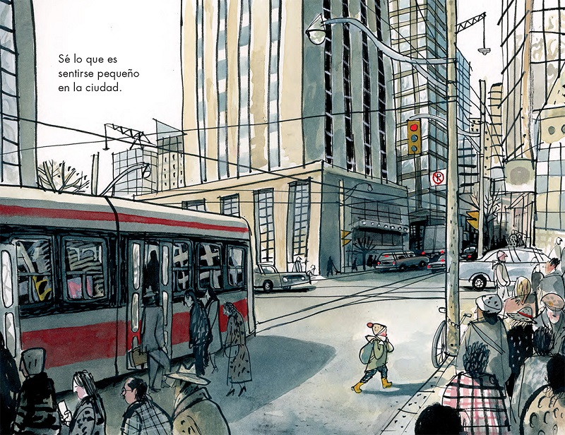 Ilustración de Perdido en la ciudad