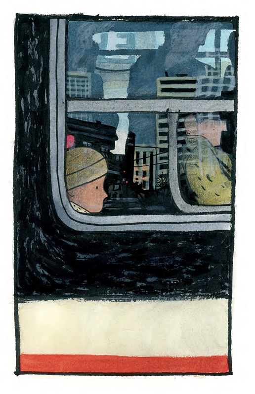 Ilustración de Perdido en la ciudad