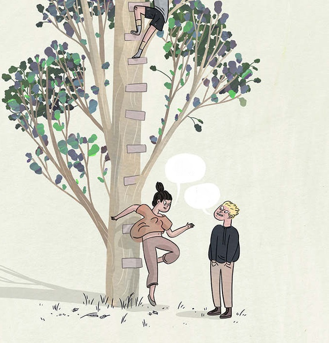 Ilustración de Shhh