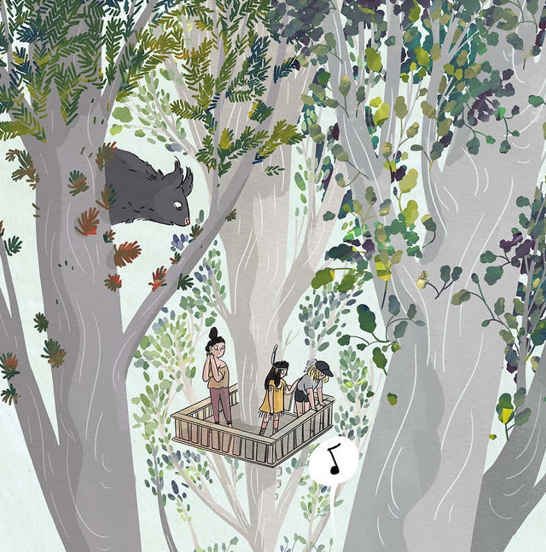 Ilustración de Shhh