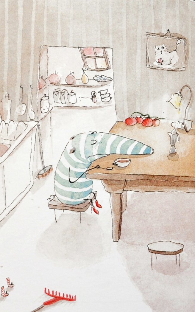 Ilustración de Un día con Mus