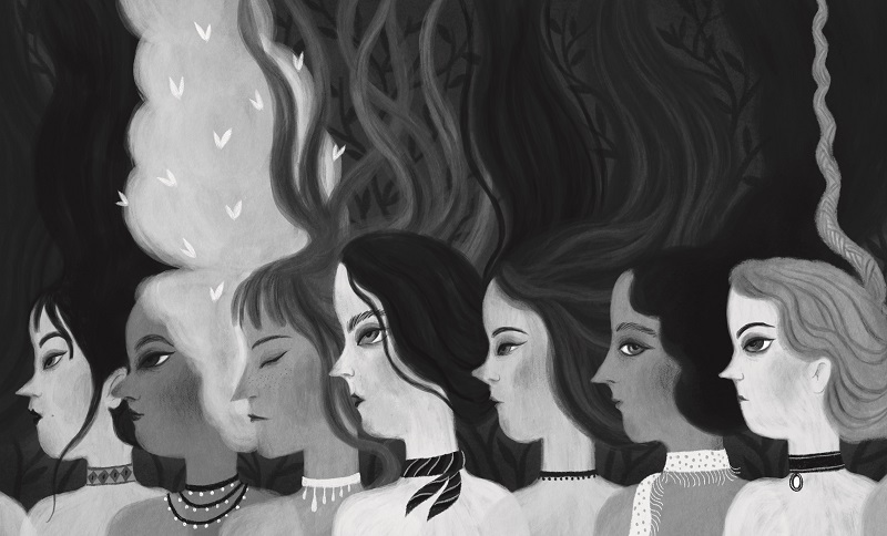 Ilustración de El divorcio de la gata blanca