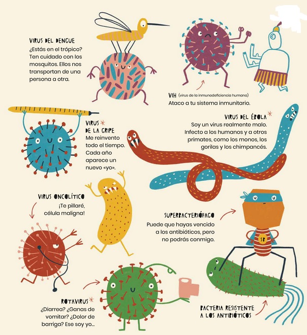 Ilustración de La vida secreta de los virus