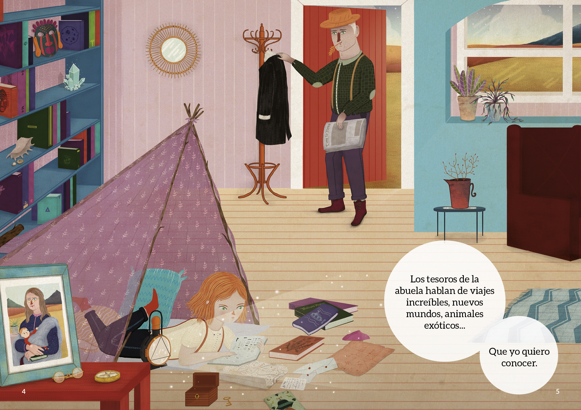 Ilustración de Más allá. El arte de explorar