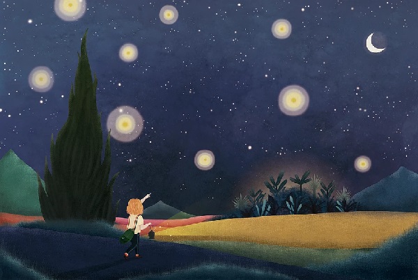 Ilustración de Más allá. El arte de explorar