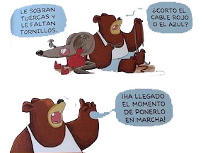 Ilustración de El robot del bosque