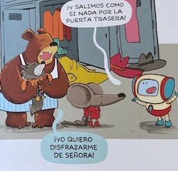 Ilustración de El robot del bosque
