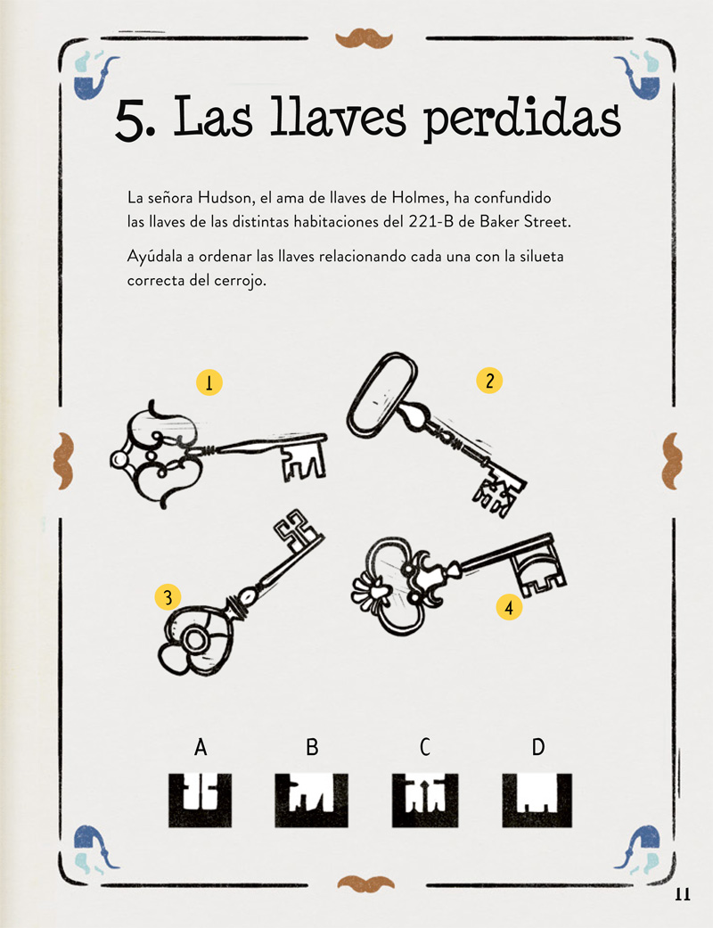 Ilustración de Resuélvelo con Sherlock Holmes