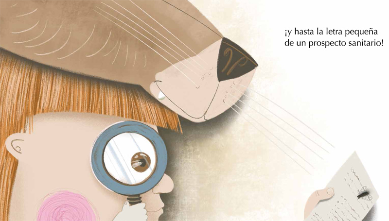 Ilustración de Leona anda suelta