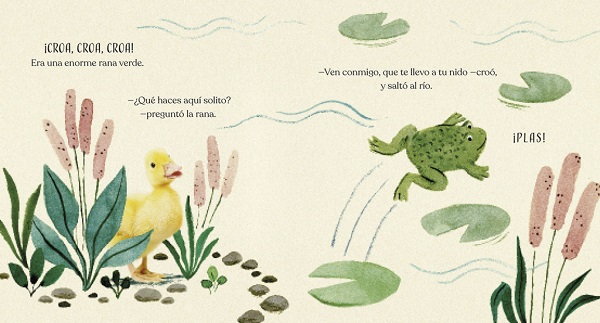 Ilustración de Buenas noches, patito