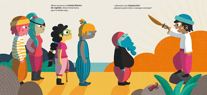 Ilustración de El increíble barco del capitán Marco