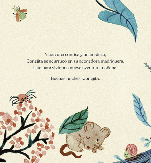 Ilustración de Buenas noches, conejita